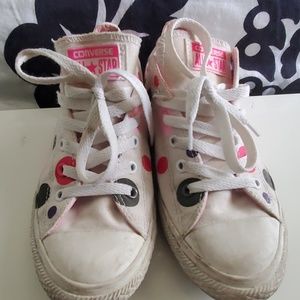 Converse Pink Polka Dot